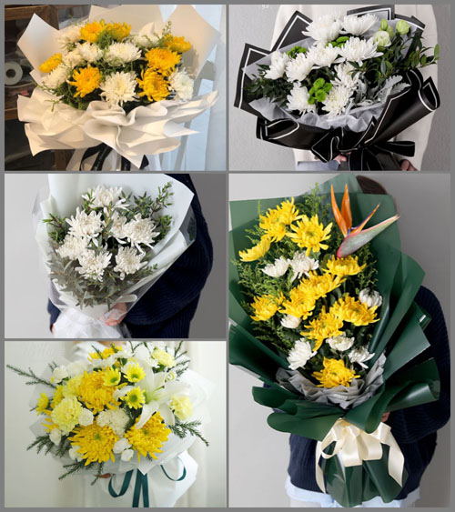 广东江门市台山市水步镇甘边村白事花束代送